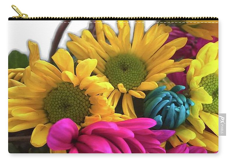 Pink and Yellow Daisies - Carry-All Pouch