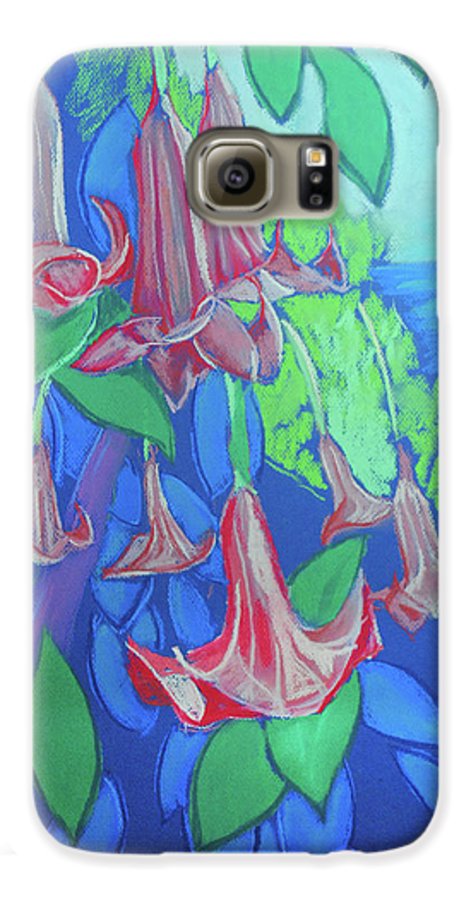 Pink Angels Trumpet Flowers Pastel - Phone Case