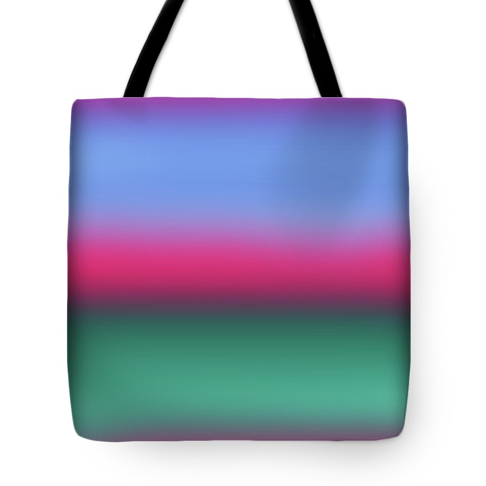 Pink Blue Green Gradient - Tote Bag