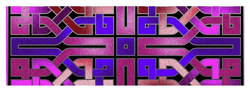 Pink Celtic Knot Square - Yoga Mat