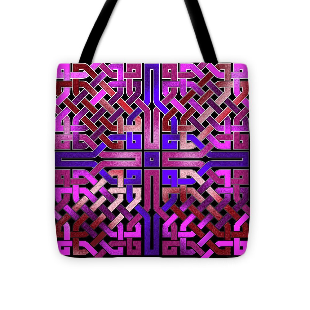 Pink Celtic Knot Square - Tote Bag