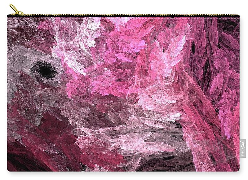 Pink Crystal Fractal - Carry-All Pouch