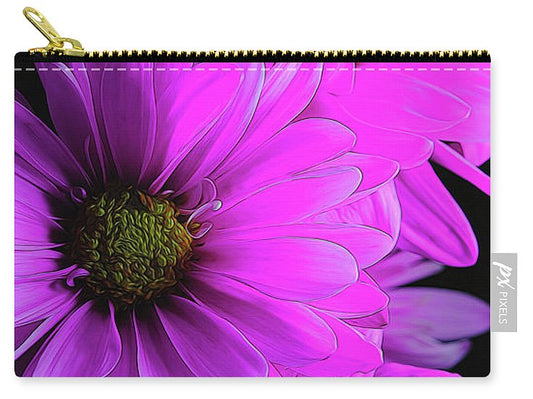 Pink Daisies - Carry-All Pouch