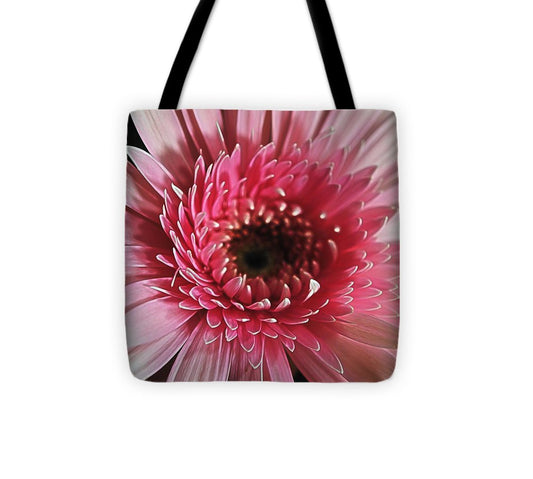 Pink Daisy Close Up - Tote Bag