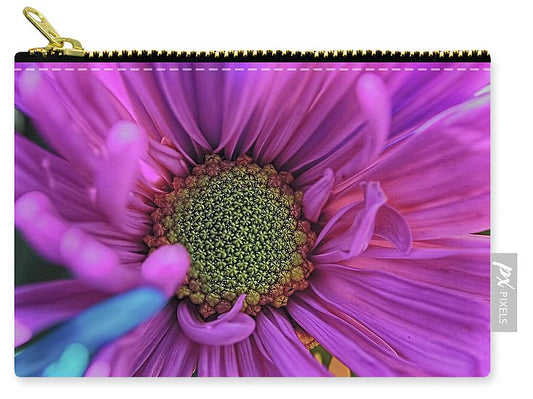 Pink Daisy Flower - Carry-All Pouch