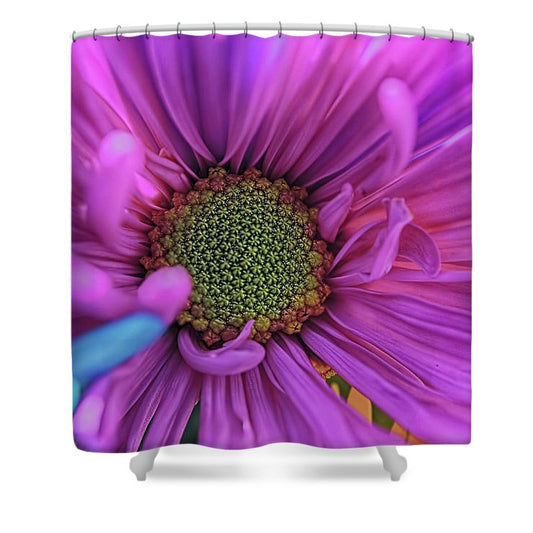 Pink Daisy Flower - Shower Curtain