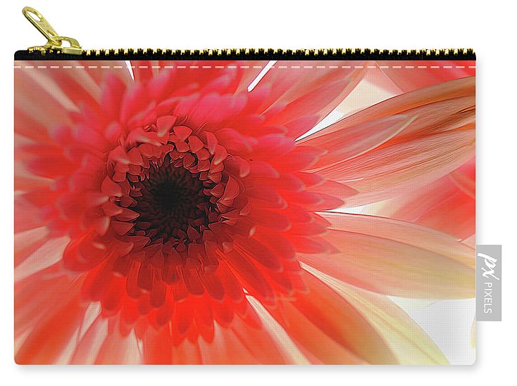 Pink Daisy On Light - Carry-All Pouch