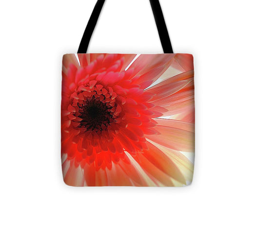 Pink Daisy On Light - Tote Bag