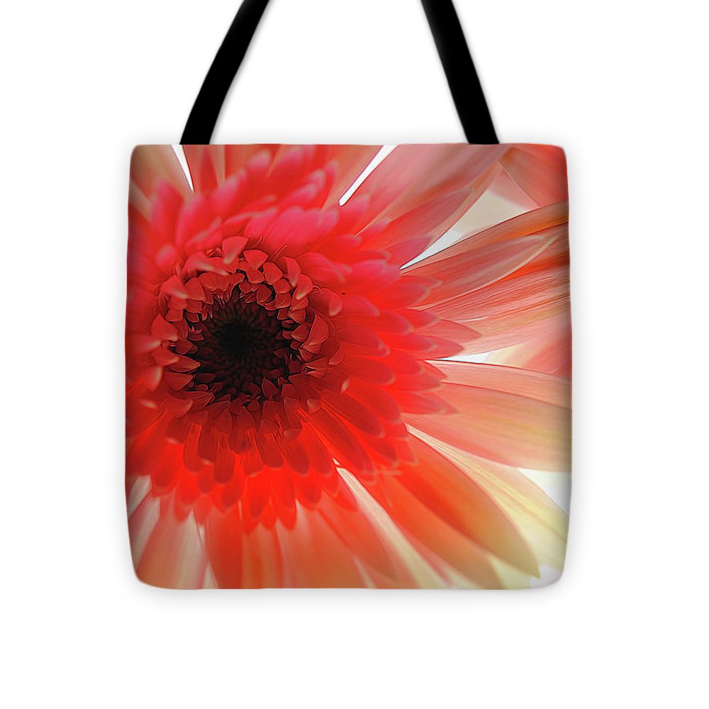 Pink Daisy On Light - Tote Bag