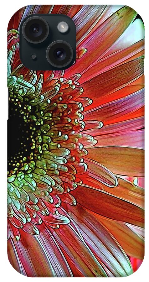 Pink Daisy Sideview - Phone Case