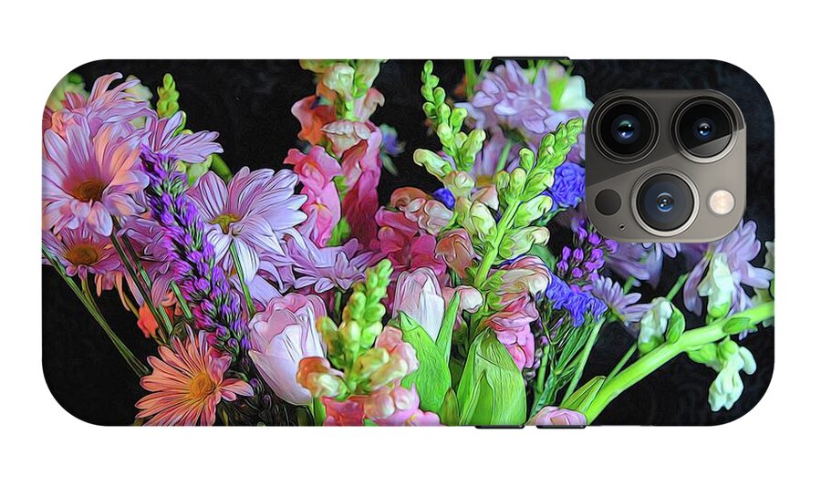 Pink Flower Bouquet - Phone Case