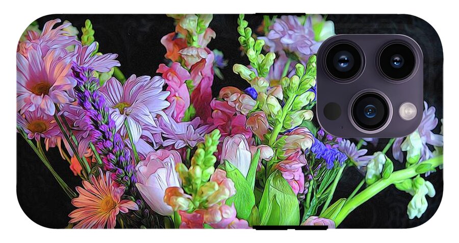 Pink Flower Bouquet - Phone Case