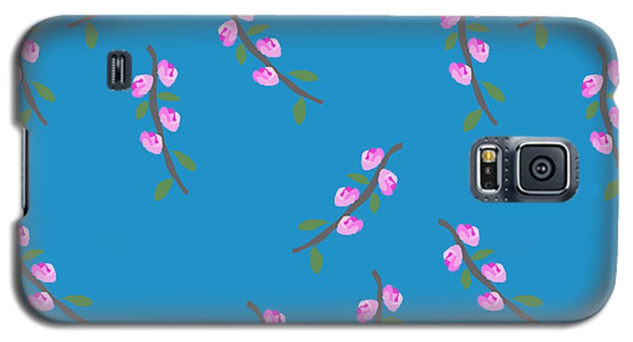 Pink Flower Branches Pattern - Phone Case