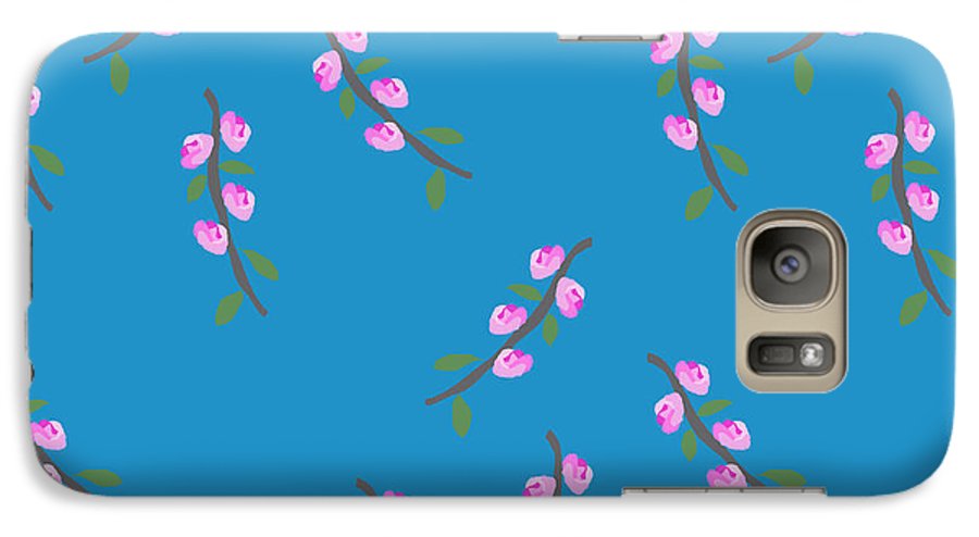 Pink Flower Branches Pattern - Phone Case