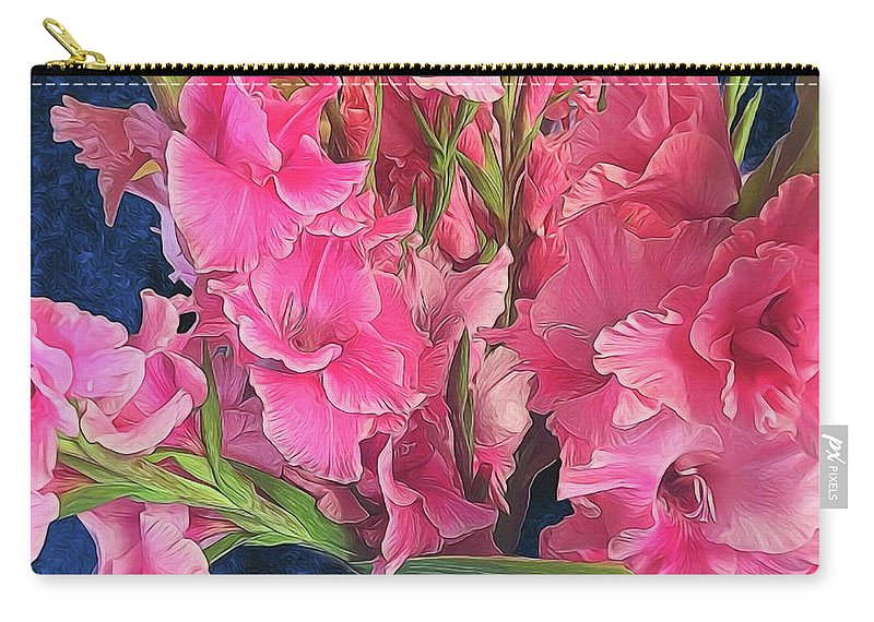 Pink Gladiolas - Carry-All Pouch