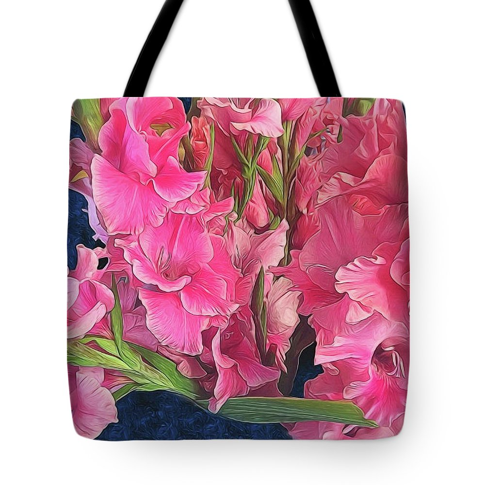 Pink Gladiolas - Tote Bag