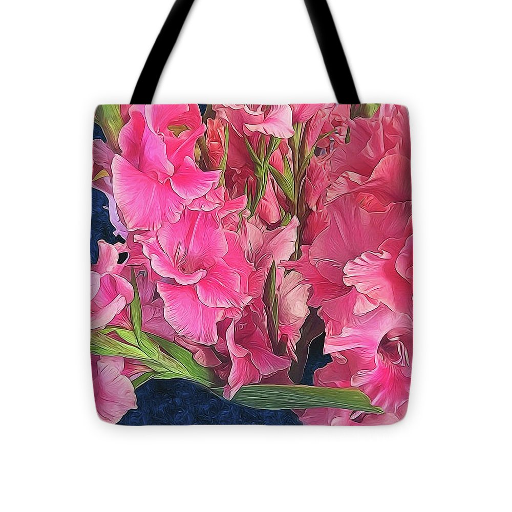 Pink Gladiolas - Tote Bag