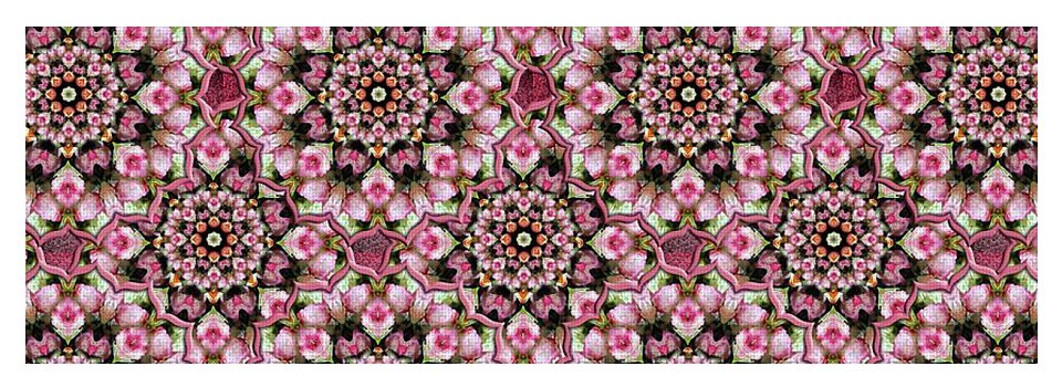 Pink Rose Kaleidoscope - Yoga Mat