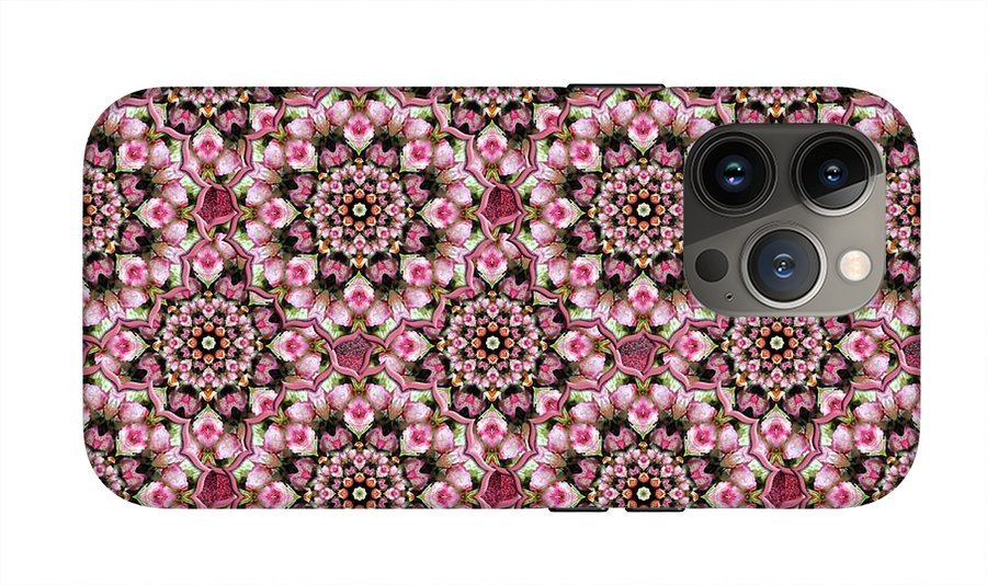 Pink Rose Kaleidoscope - Phone Case
