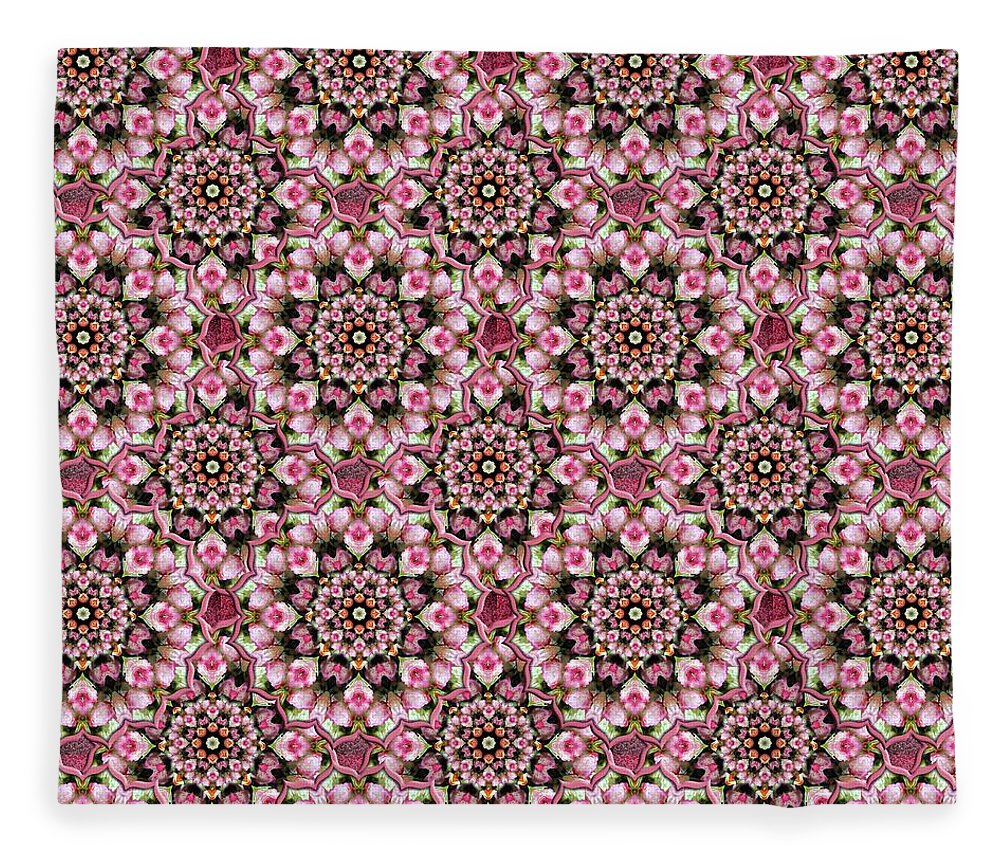 Pink Rose Kaleidoscope - Blanket