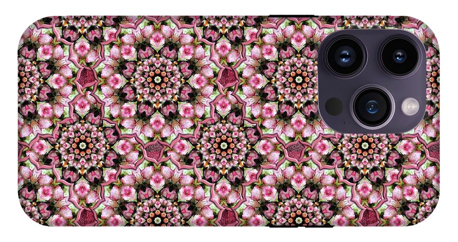 Pink Rose Kaleidoscope - Phone Case