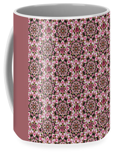 Pink Rose Kaleidoscope - Mug