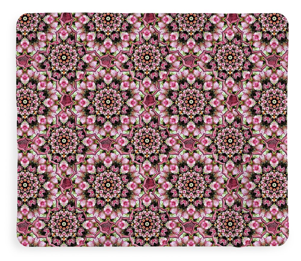 Pink Rose Kaleidoscope - Blanket