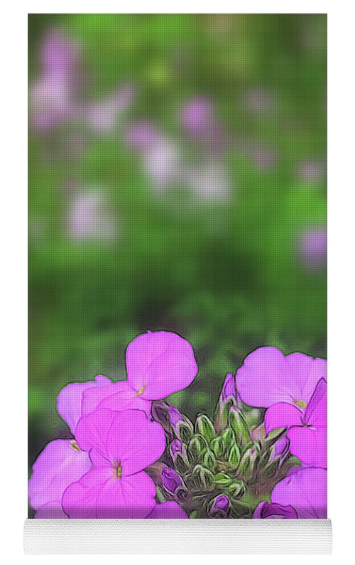 Pink Wildflowers - Yoga Mat