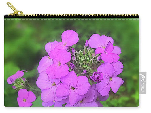 Pink Wildflowers - Carry-All Pouch