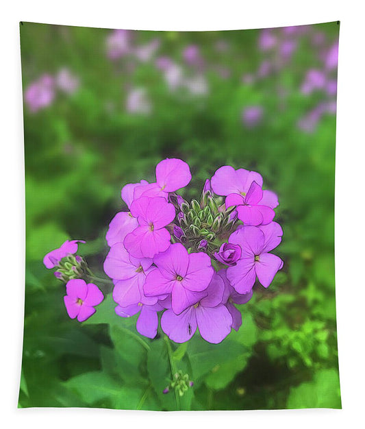 Pink Wildflowers - Tapestry