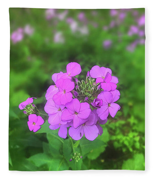 Pink Wildflowers - Blanket