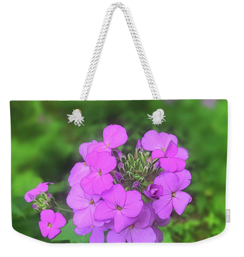 Pink Wildflowers - Weekender Tote Bag