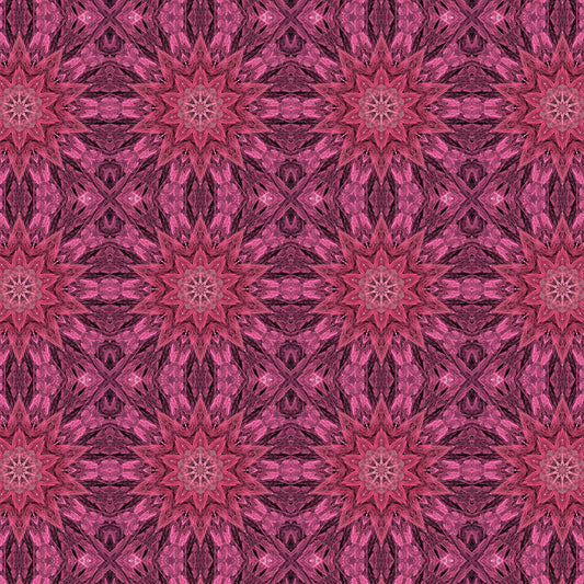 Pink Crystal Kaleidoscope Digital Image Download