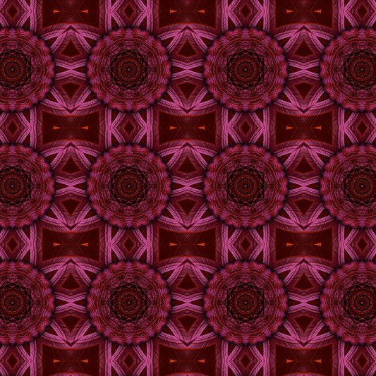 Pink Fractal Kaleidoscope Digital Image Download