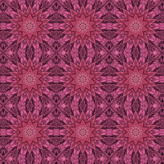 Pink Fractal Kaleidoscope 2 Digital Image Download