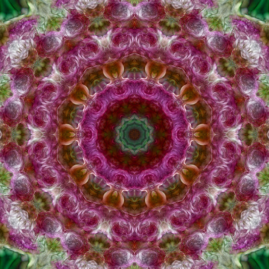 Pink Soft Kaleidoscope Digital Image Download