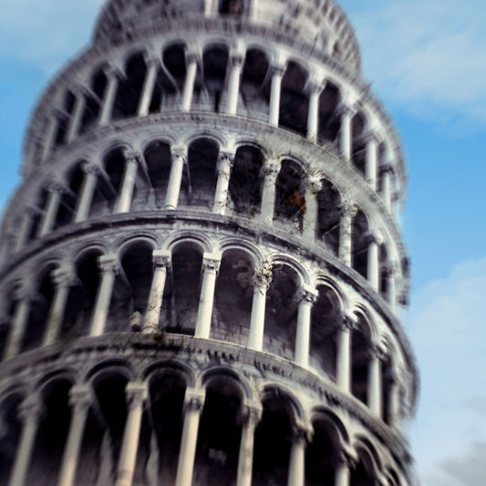 Vintage Travel Pisa Tower Digital Image Download