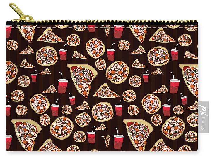 Pizza Pattern - Carry-All Pouch