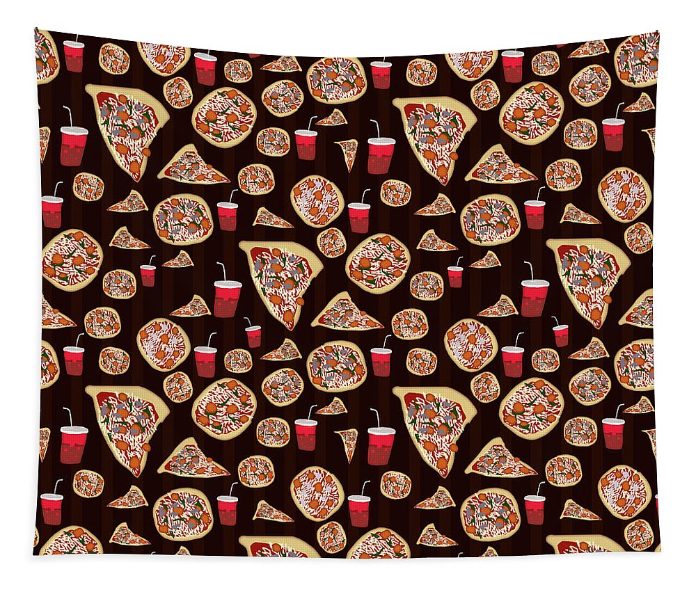 Pizza Pattern - Tapestry