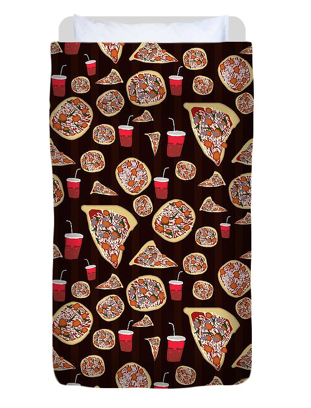 Pizza Pattern - Duvet Cover