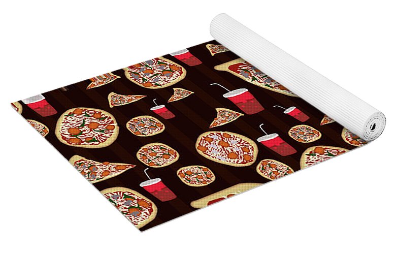 Pizza Pattern - Yoga Mat