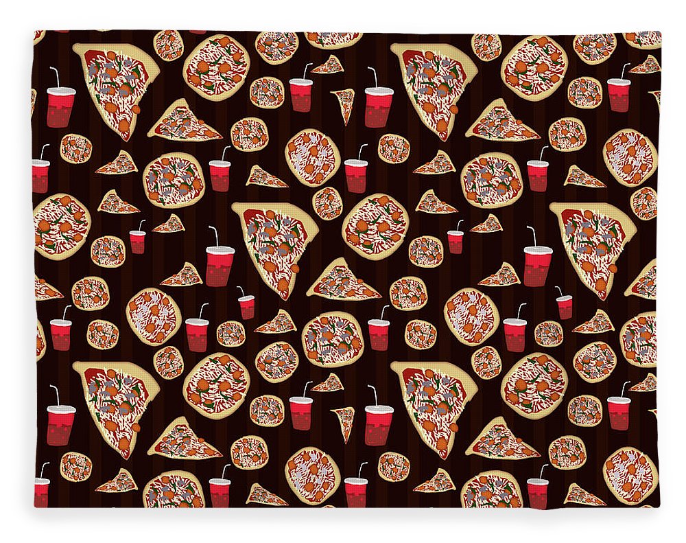 Pizza Pattern - Blanket