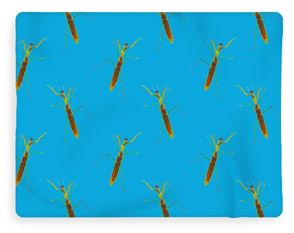 Praying Mantis Pattern - Blanket