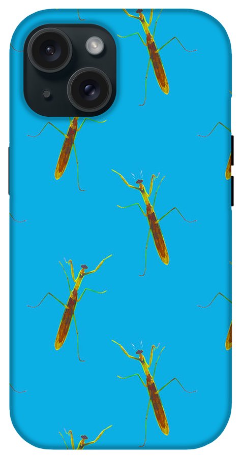 Praying Mantis Pattern - Phone Case
