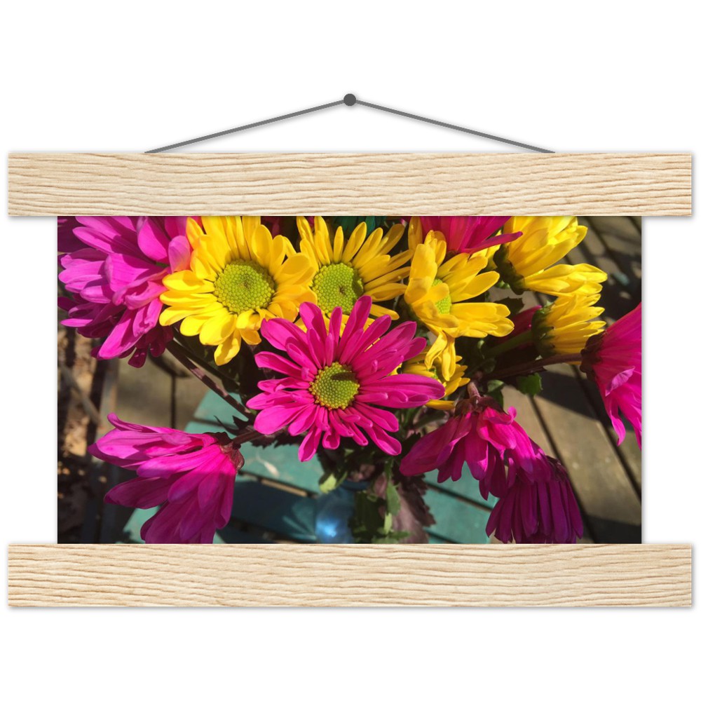 Raw Flowers 1 Premium Semi-Glossy Paper Poster & Hanger