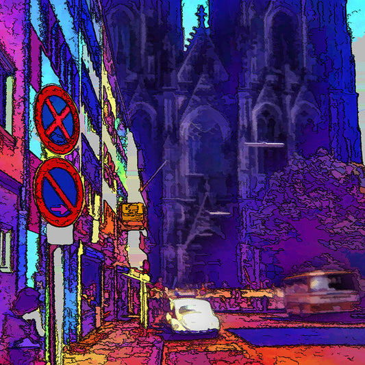 Psychedelic Cathedral Digital Image Download