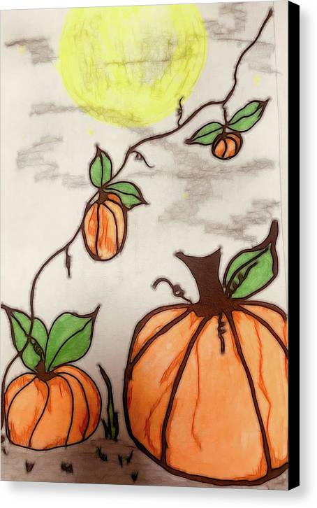Pumpkin Patch - Canvas Print