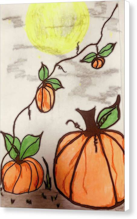 Pumpkin Patch - Canvas Print