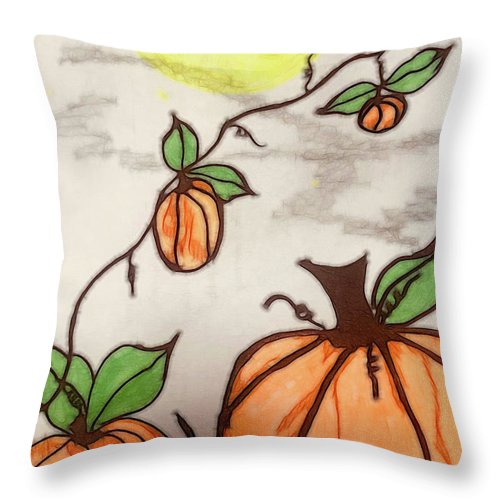 Pumpkin Patch - Throw Pillow