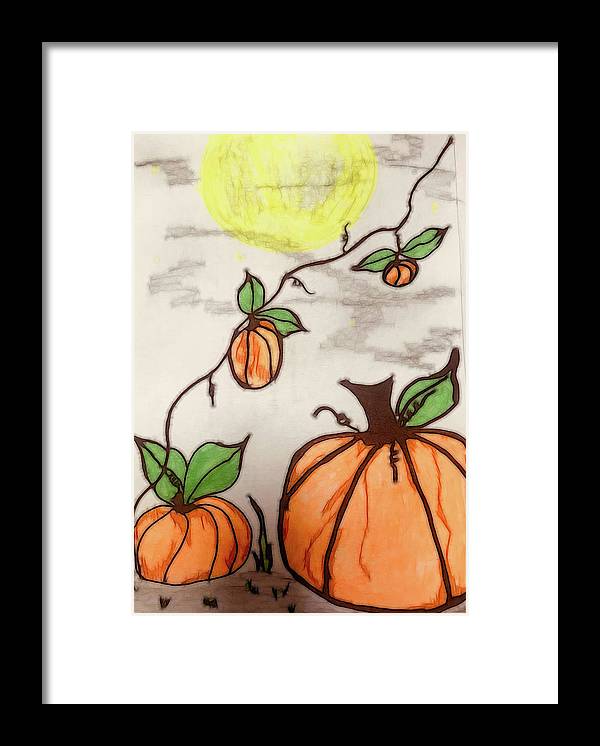 Pumpkin Patch - Framed Print